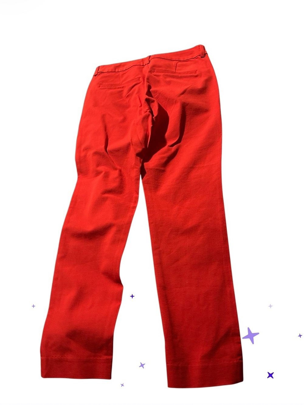 Old Navy Red Women's Straight-Leg Pants